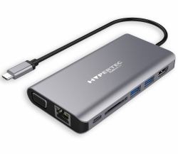 Hypertec ProDock HYP-USBCPD-L2 laptop-dockingstation & portreplikator Kabelgebunden USB 3.2 Gen 1 [3.1 Gen 1] Type-C Silber 