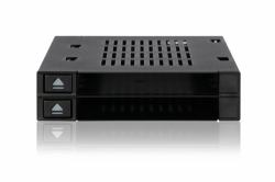 ICY BOX Icy Dock MB522SP-B Speicherlaufwerk-Docking-Station Schwarz 