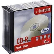 Imation 73000023082 CD-Rohling CD-R 700 MB 52x 10 Stück[e] 