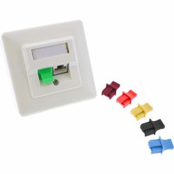 InLine Staubschutz, für RJ45 Buchse, schwarz 100er Pack 