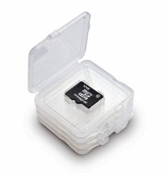 Integral INMSDQUADBOX Speicherkarte-Gehäuse 4 Karten Transparent 