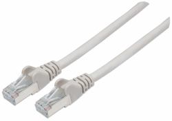 Intellinet Premium Netzwerkkabel, Cat6a, S/FTP, 100% Kupfer, Cat6a-zertifiziert, LS0H, RJ45-Stecker/RJ45-Stecker, 15,0 m, grau 