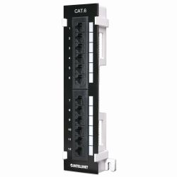 Intellinet 12-Port Cat6 Patchpanel zur Wandmontage, UTP 