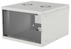 Intellinet 19" Wandverteiler, Basic Line, 6 HE, 353 [H] x 540 [B] x 560 [T] mm, Flatpack, Schutzklasse IP20, grau 
