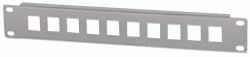 Intellinet 10-Port Patchpanel, unbestückt, 10", 1 HE, grau 