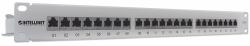 Intellinet 24-Port Cat6 Patchpanel, geschirmt, FTP, 1 HE, Klemmleisten mit 90 Grad abgewinkelten Kabeleinführungen 