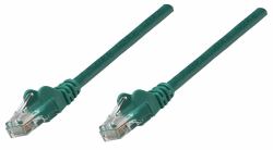 Intellinet Netzwerkkabel, Cat5e, U/UTP, CCA, Cat5e-kompatibel, RJ45-Stecker/RJ45-Stecker, 0,25 m, grün 