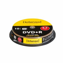 Intenso DVD+R 8.5GB, DL, 8x 8,5 GB DVD+R DL 10 Stück[e] 