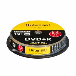 Intenso 1x10 DVD+R 8.5GB 8x Double Layer printable 8,5 GB DVD+R DL 10 Stück[e] 