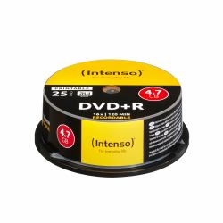 Intenso DVD+R 4.7GB, Printable, 16x 4,7 GB 25 Stück[e] 