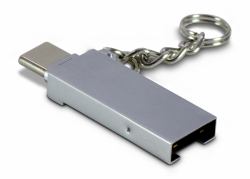 Inter-Tech 88885469 Kartenleser USB 2.0 Type-A/Type-C Eingebaut Zink 