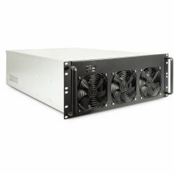Inter-Tech 4F28 Rack Schwarz, Silber 