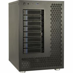 Inter-Tech NAS-8 HDD-Gehäuse Schwarz 2.5/3.5" 