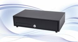 International Cash Drawer EP-280, 8/5, Black - 500 x 280 x 120mm - Coins:8, Notes:5, w/ USB interface - Warranty: 24M