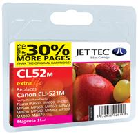 Jet Tec CL52M Druckerpatrone 1 Stück[e] Magenta 