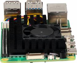 Joy-iT RB-HEATSINK5 Zubehör für Entwicklungsplatinen Kühlkörper Schwarz 