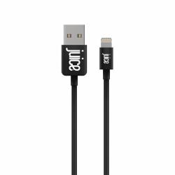 Juice JUI-CABLE-LIGHT-2M-RND-BLK Lightning-Kabel Schwarz 