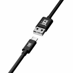 Juice JUI-CABLE-TYPEC-1M-RND-ECO-BLK USB Kabel USB C USB A Schwarz 