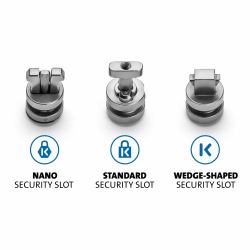 Kensington ClickSafe Universelles Anker-Kit für Sicherheits-Slots 