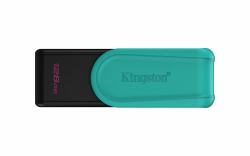 Kingston Technology DataTraveler 128GB Portable USB 3.2 Gen 1 Exodia S [Schwarz/Türkis] 