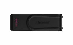 Kingston Technology DataTraveler 64GB Portable USB 3.2 Gen 1 Exodia S [Schwarz/Schwarz] 