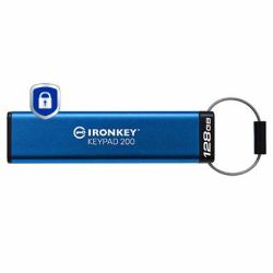 Kingston Technology IronKey 128GB Keypad 200, FIPS 140-3 Lvl 3 AES-256 Verschlüsselung 