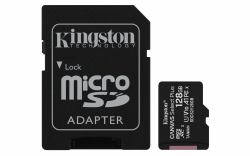 Kingston Technology Canvas Select 128GB micSDXC Plus 100R A1 C10 Speicherkarte + Adapter 