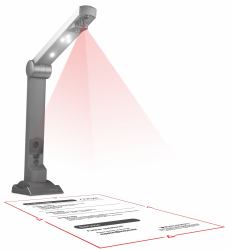 Kodak Alaris SceyeX A3 PRIMEflash Dokumentenkamera Grau, Silber CMOS USB 2.0 