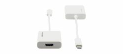 Kramer Electronics ADC-U31C/HF Videokabel-Adapter 0,17 m USB Typ-C HDMI Typ A [Standard] Weiß 