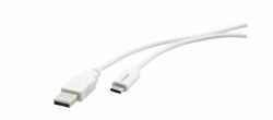 Kramer Electronics C-USB/CA-10 USB Kabel USB 2.0 3 m USB C USB A 0,48 Gbit/s Weiß 