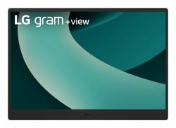 LG 17MT70 Tragbarer Monitor Schwarz, Edelstahl 43,2 cm [17"] LED 2560 x 1600 Pixel 