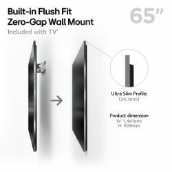 LG OLED65G54LW.AEK Fernseher 165,1 cm [65"] 4K Ultra HD Smart-TV WLAN Metallisch 