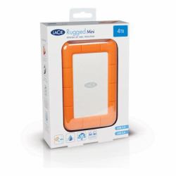 LaCie Rugged Mini Externe Festplatte 2 TB 5400 RPM Micro-USB B 3.2 Gen 1 [3.1 Gen 1] Orange, Silber 