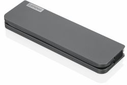 Lenovo 40AU0065UK laptop-dockingstation & portreplikator Kabelgebunden USB 3.2 Gen 1 [3.1 Gen 1] Type-C Schwarz 