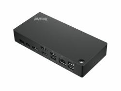 Lenovo 40AY0090IT laptop-dockingstation & portreplikator Kabelgebunden USB 3.2 Gen 1 [3.1 Gen 1] Type-C Schwarz 