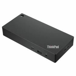 Lenovo 40AY0135UK laptop-dockingstation & portreplikator Kabelgebunden USB 3.2 Gen 1 [3.1 Gen 1] Type-C Schwarz 