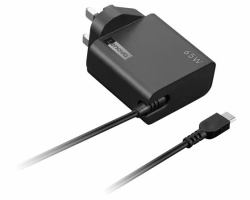 Lenovo 65W USB-C Wall Adapter UK Netzteil & Spannungsumwandler Drinnen Schwarz 
