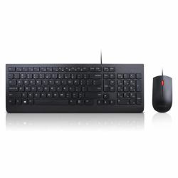 Lenovo 4X30L79883 Tastatur Maus enthalten Universal USB QWERTY US Englisch Schwarz  - UK version
