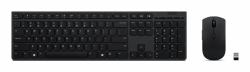 Lenovo 4X31K03945 Tastatur Maus enthalten Büro RF Wireless + Bluetooth Deutsch Grau 