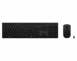 Lenovo 4X31K03967 Tastatur Maus enthalten Büro RF Wireless + Bluetooth QWERTY UK Englisch Grau  - UK version