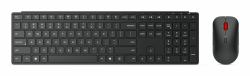 Lenovo 4X31S04843 Tastatur Maus enthalten Büro RF Wireless + Bluetooth Französisch, Deutsch Schwarz  - UK version