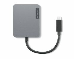 Lenovo 4X91A30366 laptop-dockingstation & portreplikator Kabelgebunden USB 2.0 Type-C Grau 
