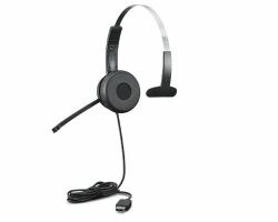 Lenovo 100 Mono Kopfhörer Kabelgebunden Kopfband Büro/Callcenter USB Typ-A Schwarz 