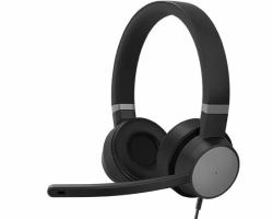 Lenovo Go Wired ANC Kopfhörer Kabelgebunden Kopfband Car/Home office USB Typ-C Schwarz 