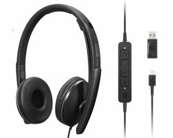 Lenovo 4XD1M39029 Kopfhörer & Headset Kabelgebunden Kopfband USB Typ-C Schwarz 