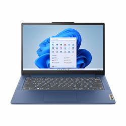 Lenovo IdeaPad Slim 3 14AMN8 AMD Ryzen™ 5 7520U Laptop 35,6 cm [14"] Full HD 16 GB LPDDR5-SDRAM 512 GB SSD Wi-Fi 6 [802.11ax] Windows 11 Home Deutsch Blau 