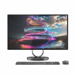 Lenovo Yoga AIO 32ILL10 Intel Core Ultra 7 258V 80 cm [31.5"] 3840 x 2160 Pixel All-in-One-PC 32 GB LPDDR5x-SDRAM 1 TB SSD NVIDIA GeForce RTX 4050 Windows 11 Pro Wi-Fi 7 [802.11be] Grau  - ausländische Version