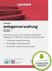 Lexware anlagenverwaltung 2025 Download Jahresversion [365-Tage] 