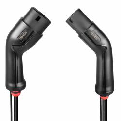 Lindy 30110 Ladekabel für Elektrofahrzeuge Schwarz Typ 1 Typ 2 3 5 m 