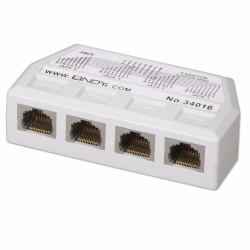 Lindy 34016 Netzwerksplitter Weiß 